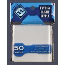 Bleu - 50 Protège-cartes carrés FFG - 70 x 70 mm