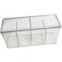 Transparent - Boîte de rangement 4 compartiments - acrylique Dragon Shield