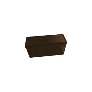Marron - Boîte de rangement 4 compartiments - acrylique Dragon Shield