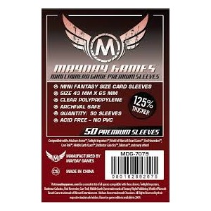 Mayday games - 50 Premium Mini Chimera sleeves 43x65 mm