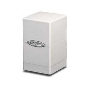 Boite Satin Tower Deck Box - Ultra Pro - Blanc