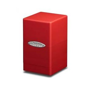 Boite Satin Tower Deck Box - Ultra Pro - Rouge