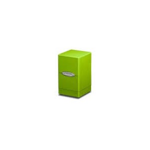 Boite Satin Tower Deck Box - Ultra Pro - vert pomme