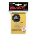 Anti-reflet - 60 Protèges Cartes 62 x 89 mm 'jaune' - Format Japonais  - Ultra Pro