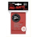 Anti-reflet - 60 Protèges Cartes 62 x 89 mm 'rouge' - Format Japonais  - Ultra Pro