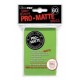 Anti-reflet - 60 Proteges Cartes 62 x 89 mm 'vert clair' - Format Japonais  - Ultra Pro