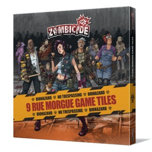 Zombicide : 9 Rue Morgue Games Tiles