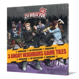 Zombicide : 3 Angry Neighbors Game Tiles