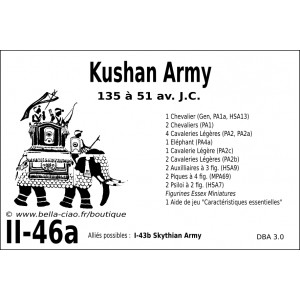 DBA3.0 - 2/46a KUSHAN ARMY 135-51 BC