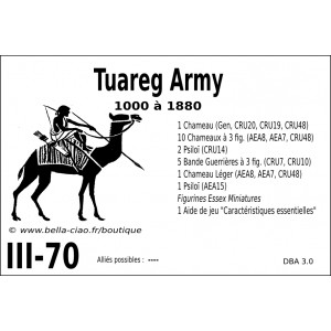 DBA3.0 - 3/70 TUAREG ARMY 1000-1880