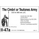 DBA3.0 - 2/47a THE CIMBRI or TEUTONES ARMY 113-102 BC