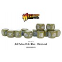 BOLT ACTION Orders Dice Packs - Olive Drab - set de 12 DES