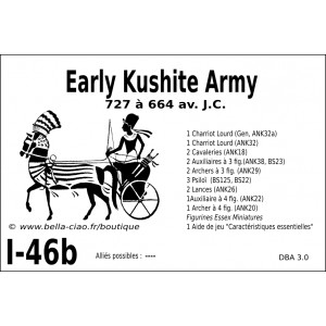 DBA3.0 - 1/46b EARLY KUSHITE ARMY 727-664