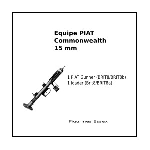 Equipage PIAT Commonwealth - 15 mm