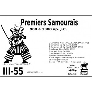 DBA3.0 - 3/55 PREMIERS SAMOURAIS