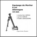 Mortier 8cm Allemagne - 15 mm