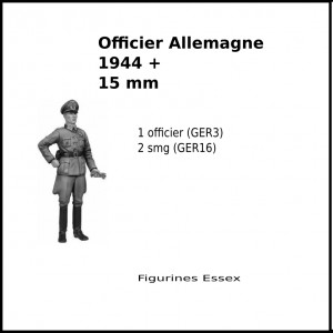 Officier 1944+ Allemagne - 15 mm