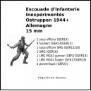 Escouade Infanterie Inexpérimentée / Ostruppen 1944+ Allemagne - 15 mm