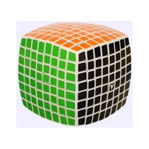 V-Cube 8 Blanc face courbe