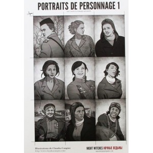 Night Witches - Portraits de Personnages