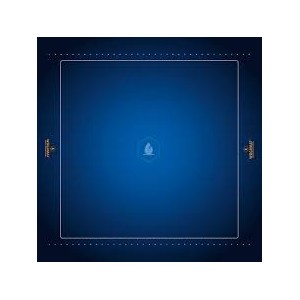 Bleu - NEOPRENE 3mm - Tapis de jeu 90 x 90 cm - 3' x 3'