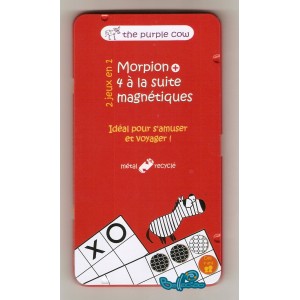 Morpion + 4 à la suite - magnétique