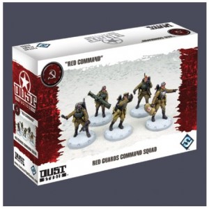DUST Tactics - SSU Red Guards Command Squad