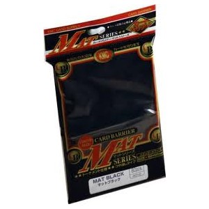 KMC - Standard - MAT 'Black' Sleeves (x80) - 92 x 66 mm
