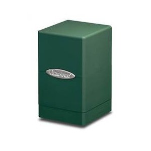 Boite Satin Tower Deck Box - Ultra Pro - Verte