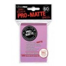 Anti-reflet - 60 Protèges Cartes 62 x 89 mm 'rose' - Format Japonais  - Ultra Pro
