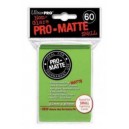 Anti-reflet - 60 Protèges Cartes 62 x 89 mm 'vert clair' - Format Japonais  - Ultra Pro