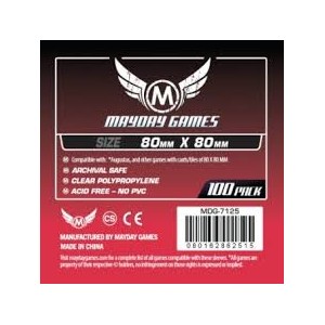 Medium Square Sleeves - 80 x 80mm (x100) 