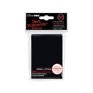 Standard / Magic - Noir - 50 Proteges Cartes 66 x 91 mm - Ultra Pro