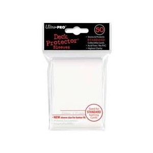 Standard / Magic - Blanc - 50 Proteges Cartes 66 x 91 mm - Ultra Pro