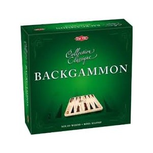 Backgammon en Bois - Coffret légèrement endommagé