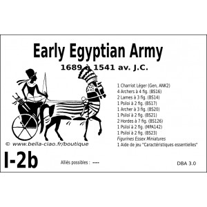 DBA3.0 - 1/2b EARLY EGYPTIAN 1689-1541 BC