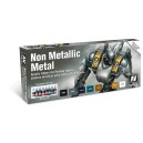 VALLEJO Game Color NON METALLIC METAL Set (8)