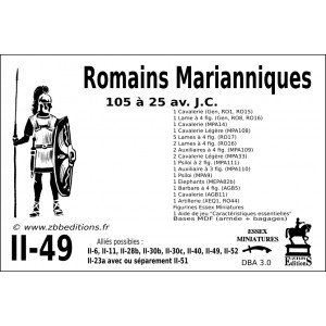 DBA3.0 - 2/49 ROMAINS MARIUS 105-25 BC