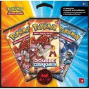 Pack 3 Booster Pokemon : DOUBLE DANGER - Team MAGMA