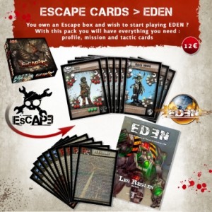 Pack de cartes Escape vers Eden