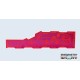 REGLE mouvement rose Infinity Range Card cm Pink