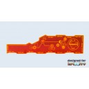 Règle mouvement orange Infinity Range Card cm Orange