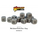 BOLT ACTION Orders Dice Packs - Grey - set de 12 DES