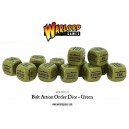 BOLT ACTION Orders Dice Packs - Green - set de 12 DES