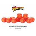 BOLT ACTION Orders Dice Packs - Red - set de 12 DES