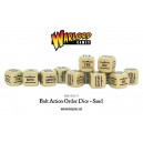 BOLT ACTION Orders Dice Packs - Sand - set de 12 DES