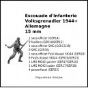Escouade Volksgrenadier 1944+ Allemagne - 15 mm