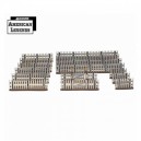 BARRIERES - Piquets defraichis - Wheathered Wood Pickets Fences