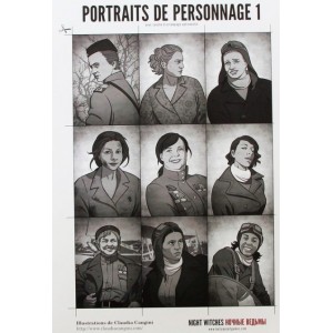 Night Witches - Portraits de Personnages