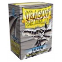 Dragon Shield - Standard - Silver - 100 PROTEGES CARTES